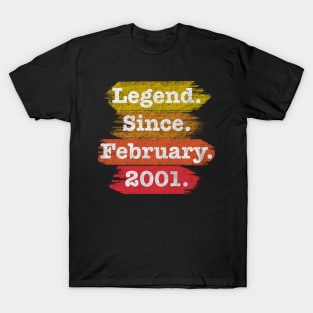 Legend since February 2001 T-Shirt